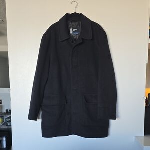London Fog Men's Black Trench Coat